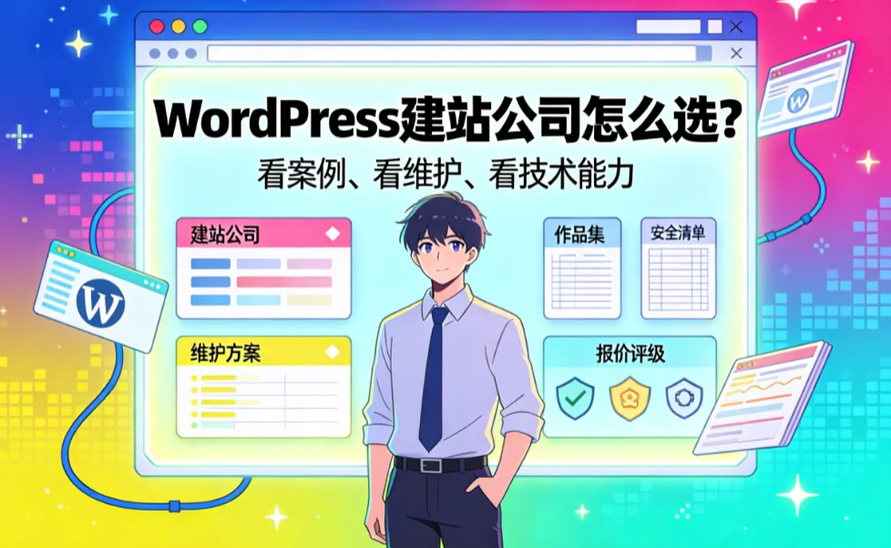 2026年wordpress建站公司怎么选？