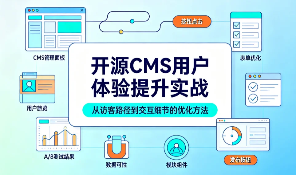 2026开源cms用户体验提升实战