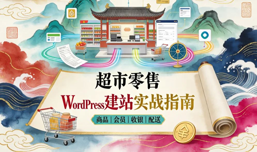 超市零售wordpress建站2026实战指南