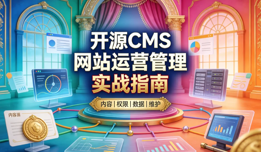 2026开源cms网站运营管理实战指南