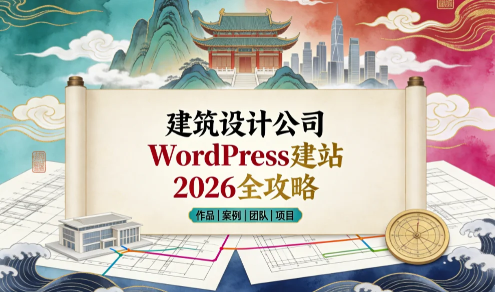 建筑设计公司wordpress建站2026全攻略