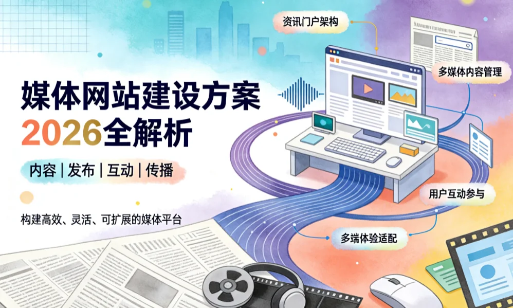 媒体网站建设方案2026全解析