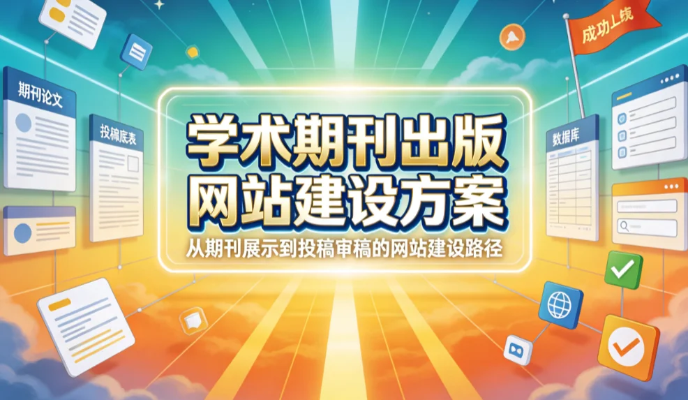 学术期刊出版网站建设方案2026 学术期刊出版网站建设方案2026