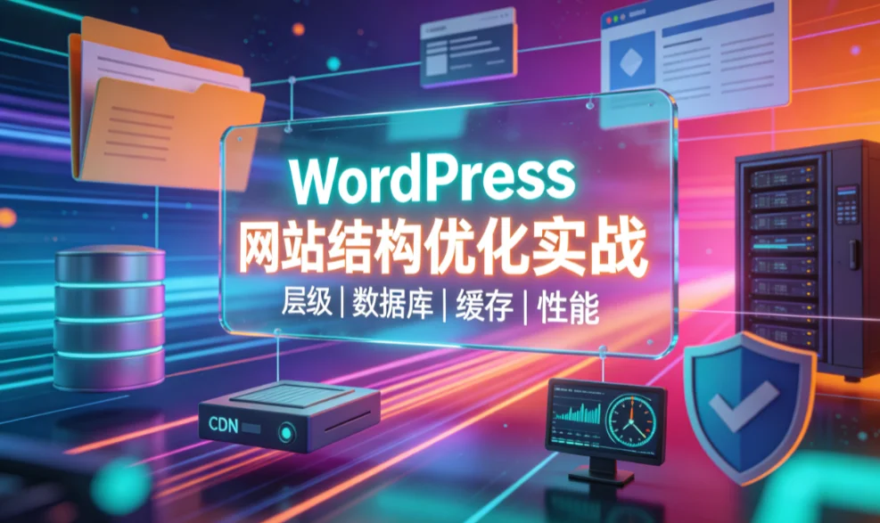 wordpress网站结构优化实战2026
