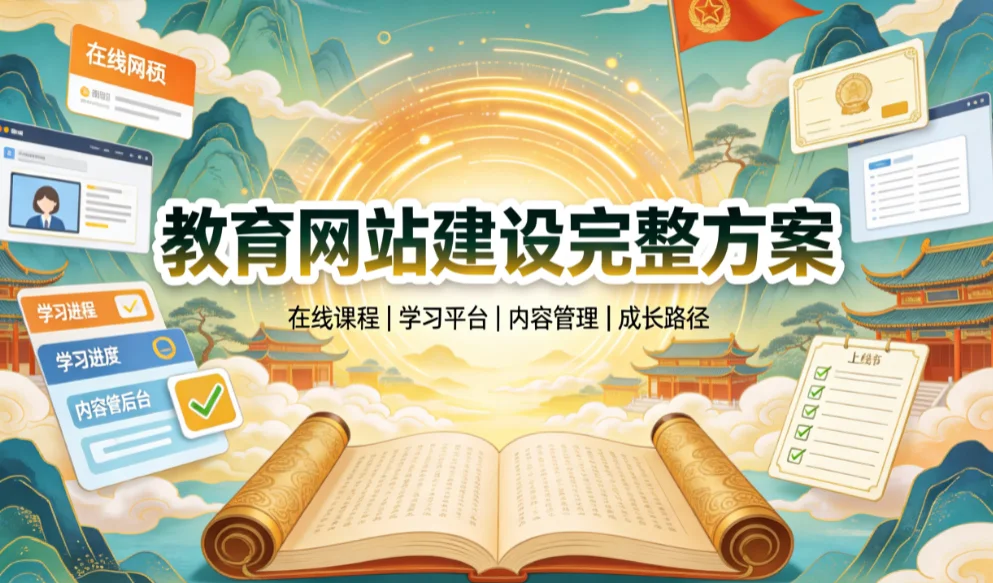 2026教育网站建设完整方案