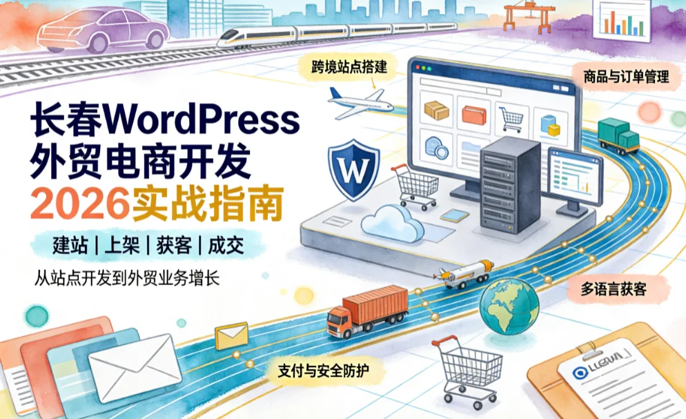 长春wordpress外贸电商开发2026实战指南