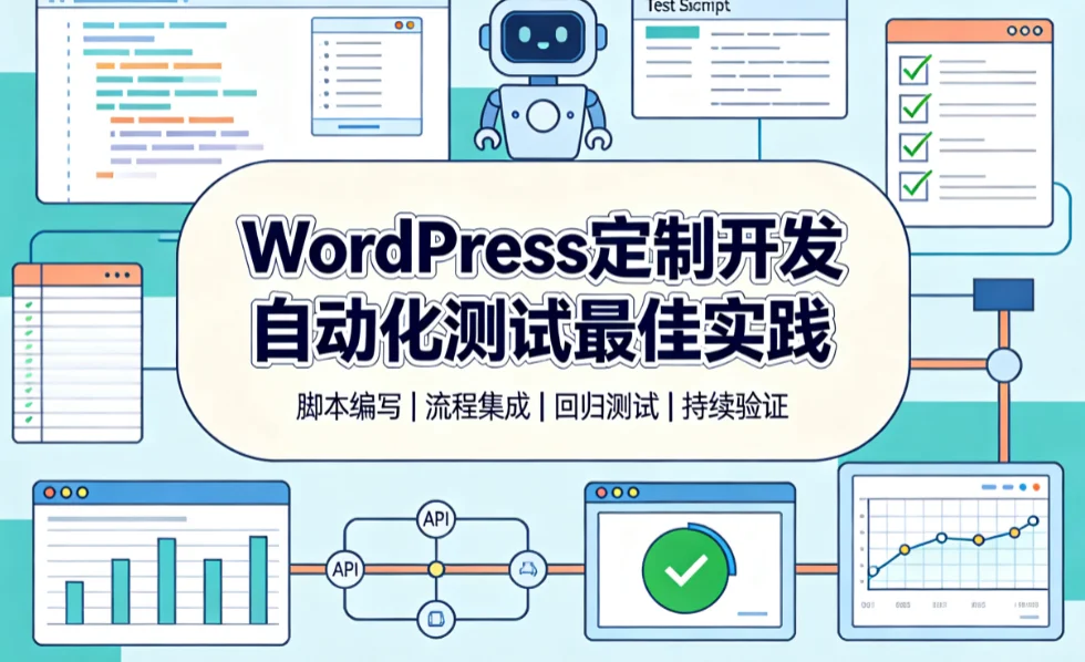 2026年wordpress定制开发自动化测试最佳实践