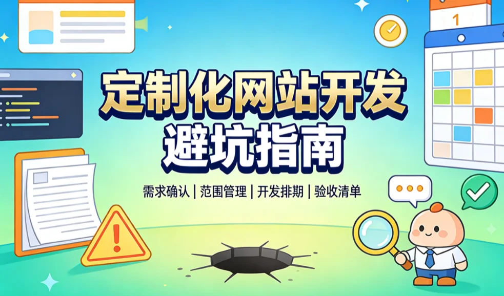 2026定制化网站开发避坑指南