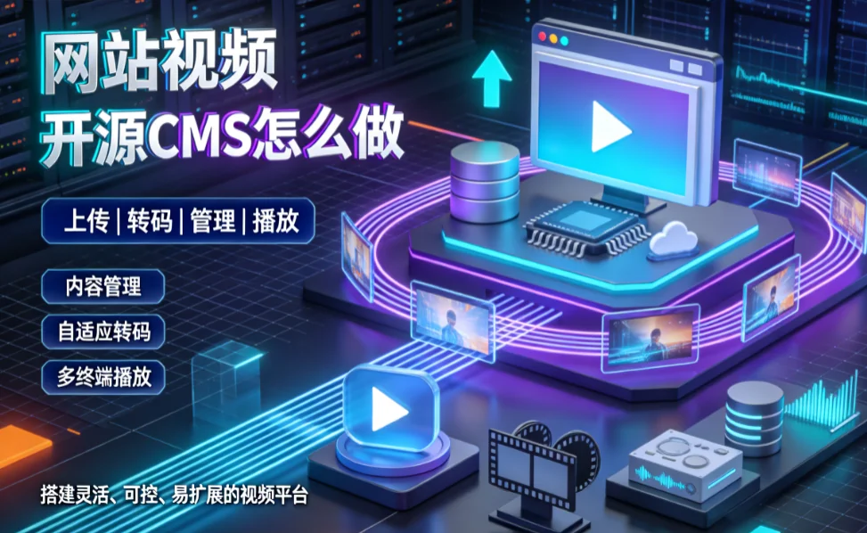 2026网站视频开源cms怎么做