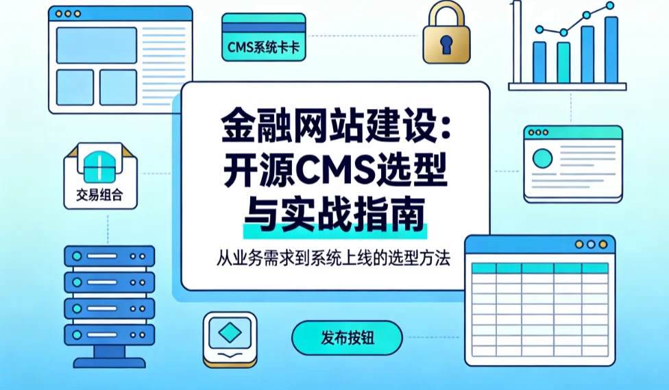 2026金融网站建设:开源cms选型与实战指南