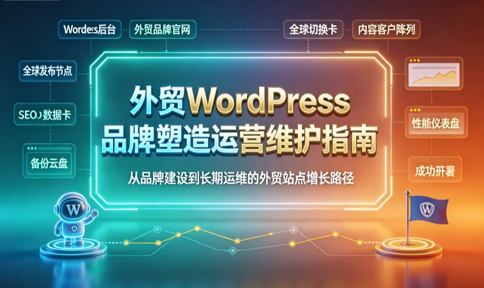 2026外贸wordpress品牌塑造运营维护指南