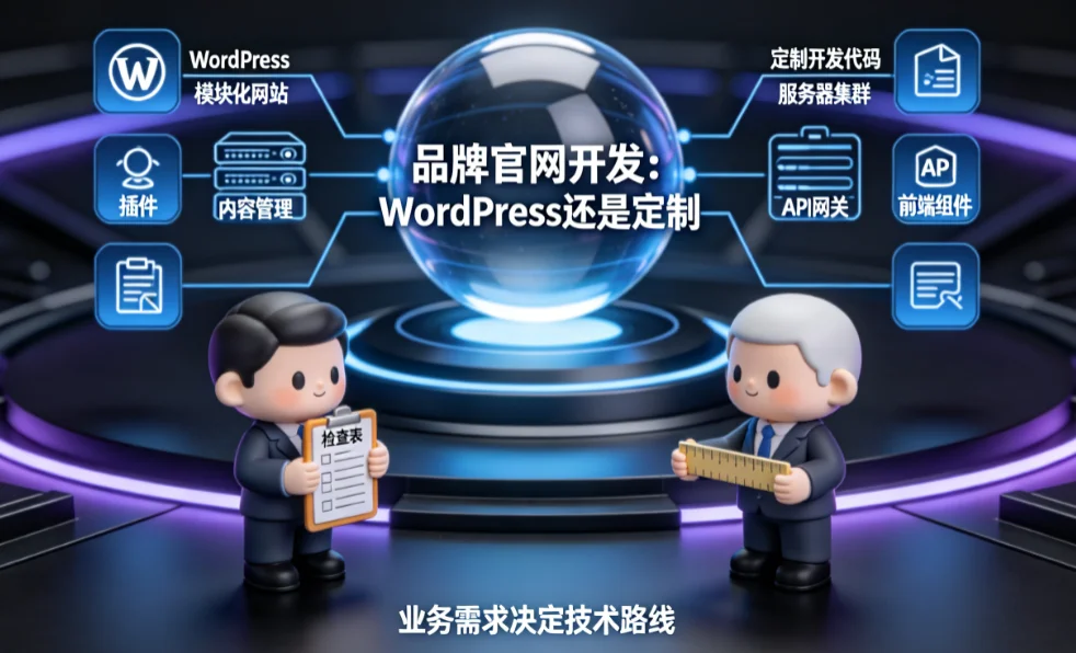 2026品牌官网开发:wordpress还是定制?