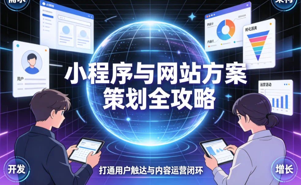 2026小程序与网站方案策划全攻略 2026小程序与网站方案策划全攻略