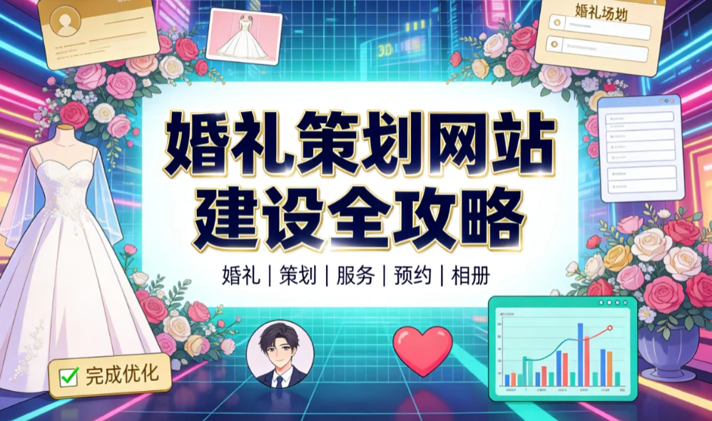 2026婚礼策划网站建设全攻略 2026婚礼策划网站建设全攻略