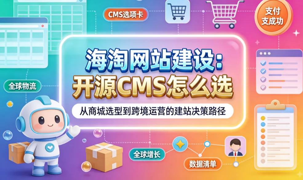 2026海淘网站建设:开源cms怎么选? 2026海淘网站建设:开源cms怎么选?