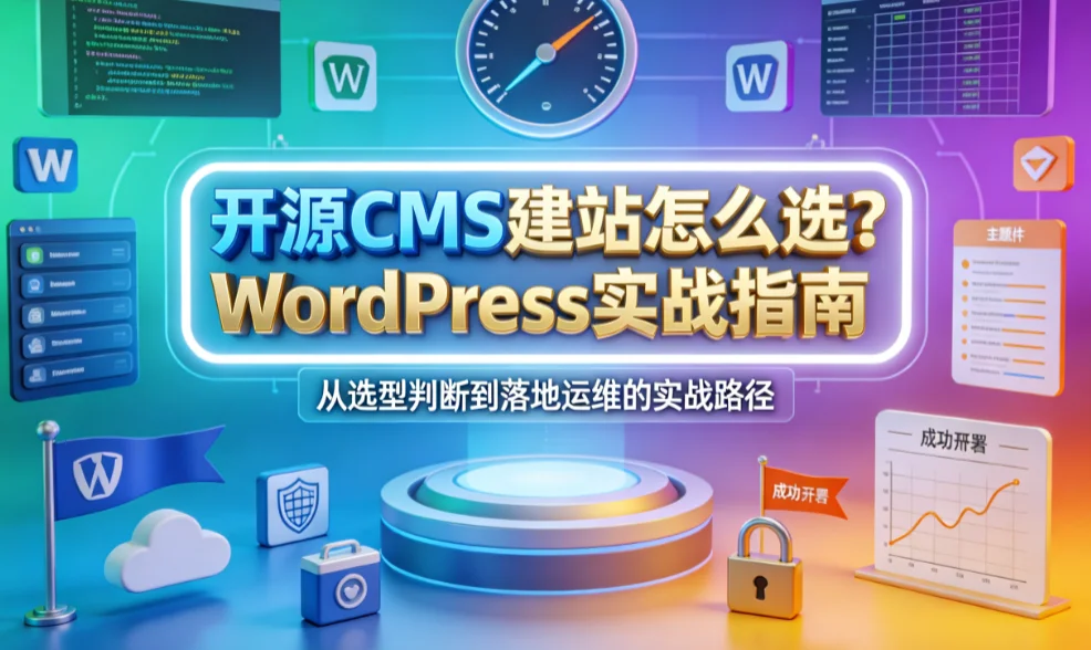 2026开源cms建站怎么选?wordpress实战指南