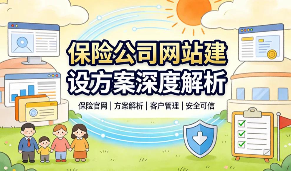 保险公司网站建设方案深度解析2026