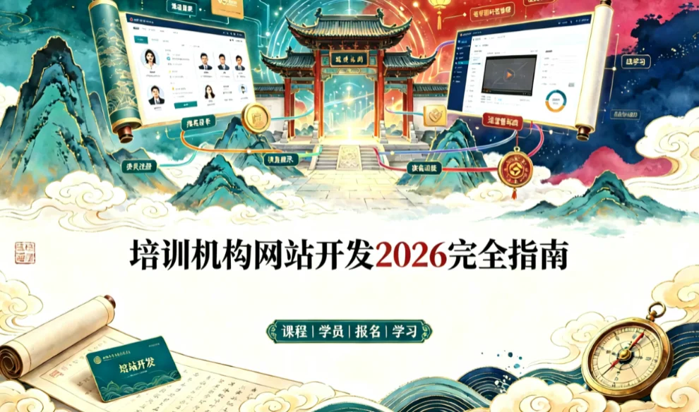 培训机构网站开发2026完全指南