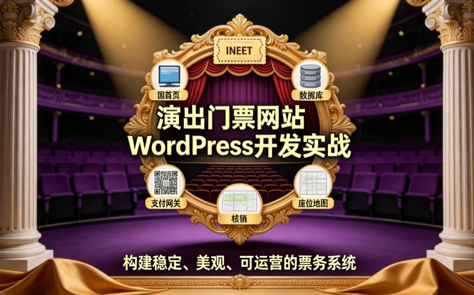 2026演出门票网站wordpress开发实战