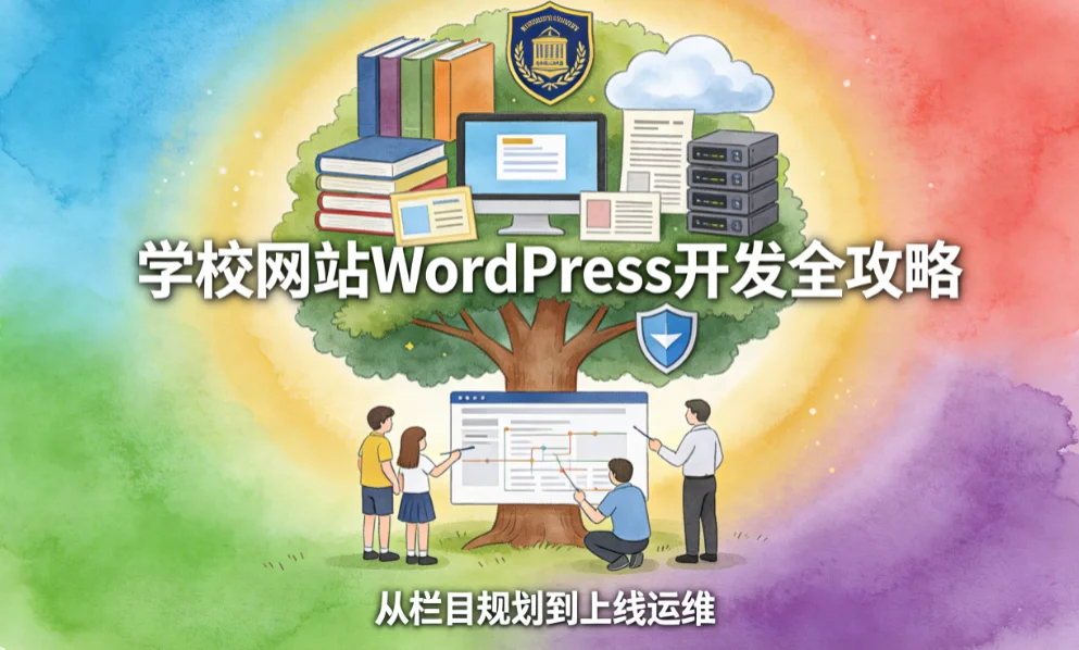 2026学校网站wordpress开发全攻略